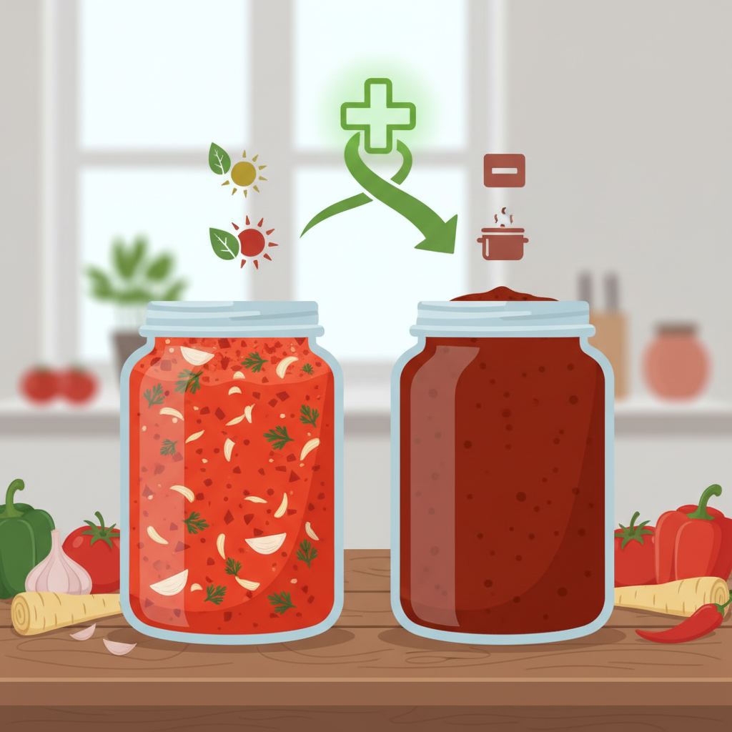 Чому сира аджика краща за варену — иллюстрация к статье «сира аджика з хріном»